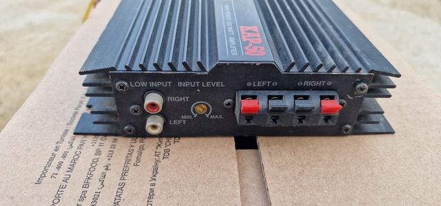 Amplificador audio para coche