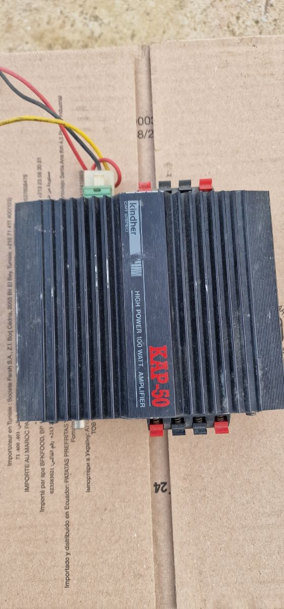 Amplificador audio para coche