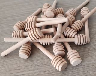 Bastoncini per miele in legno 8 cm per bomboniere