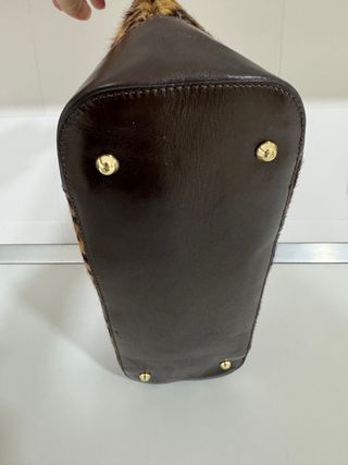 Bolso pelo estampado guepardo. Nuevo. Sin estrenar