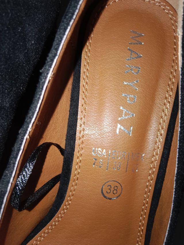 Zapatos comprados Maripaz Maquinista