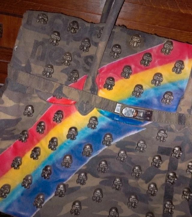 Mia Camo bag borchie