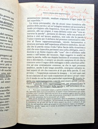 Funari, Natura e destino della rappresentazione