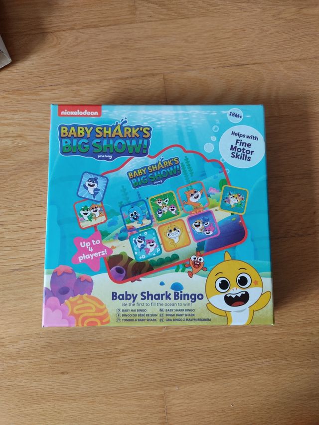 Baby shark juego bingo nickelodeon