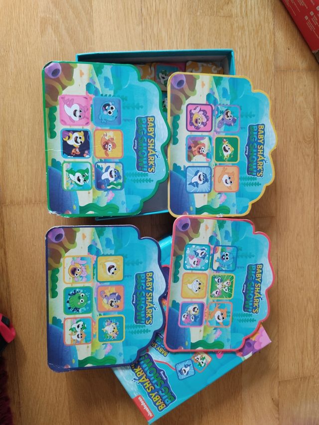 Baby shark juego bingo nickelodeon