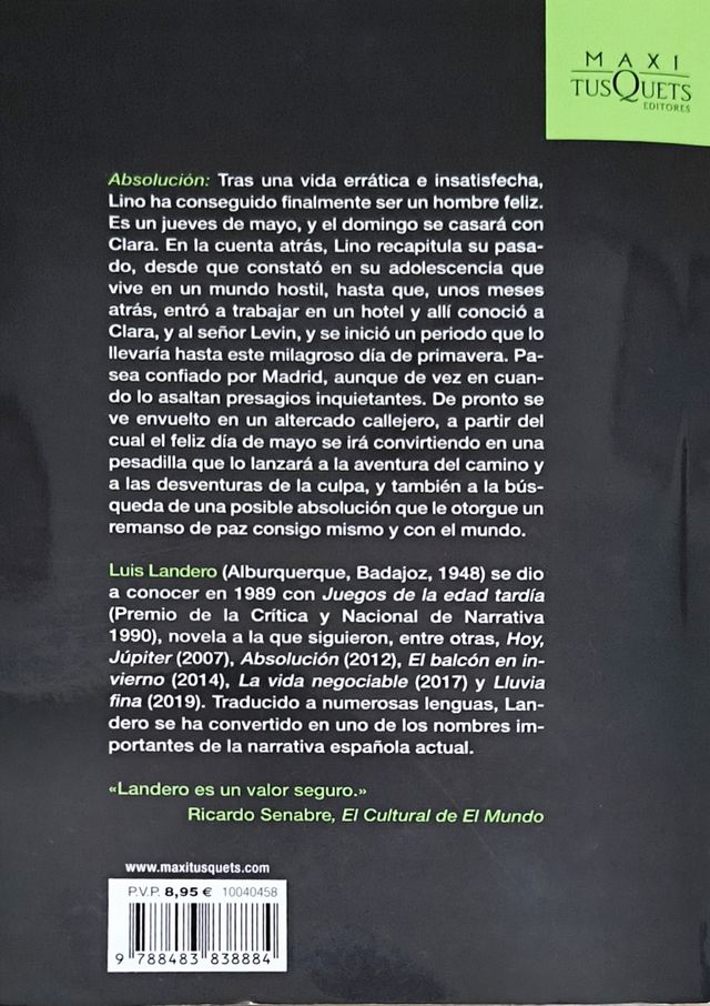 Absolución de Luis Landero