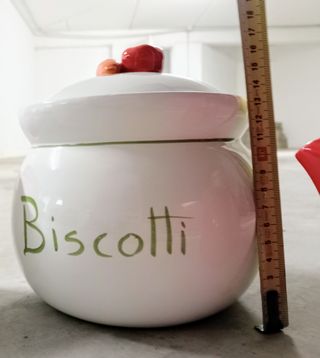 Set biscottiera, lattiera, sale e pepe 