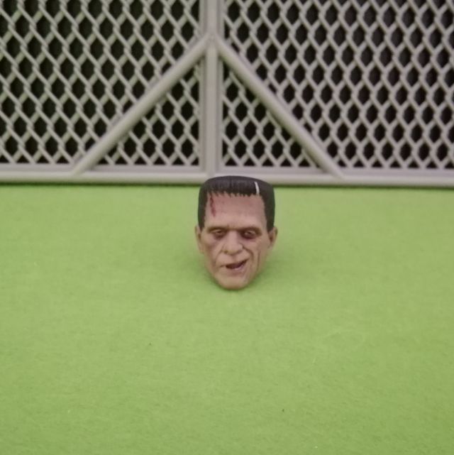 testa di ricambio action figure