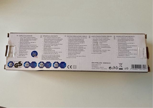 Spazzola elettrica lisciante Silver Crest