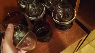 Copas de cocktail y cubitera