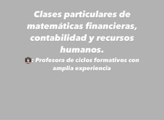 Clases particulares