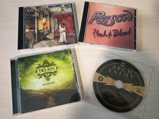 4 CDS DE ROCK Y METAL