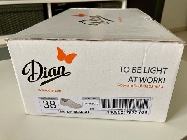 Scarpe Dian bianche 38