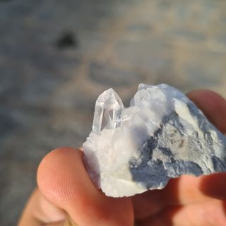 Minerali Quarzo Carrara Diamante Herkimer