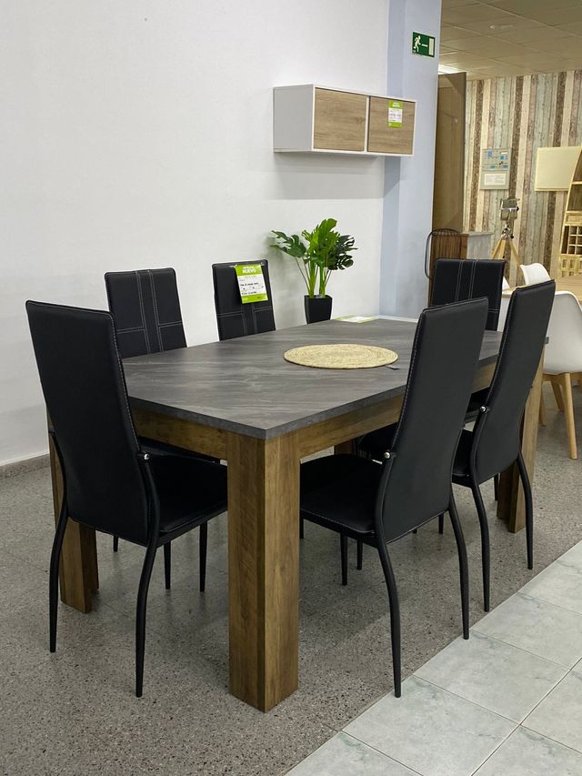 Mesa comedor con 6 sillas - paga al recibir!