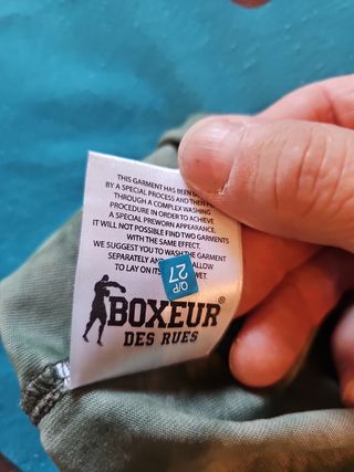 Camiseta boxeur des rues xl