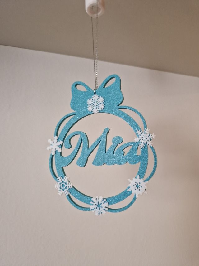 Bola de navidad personalizada