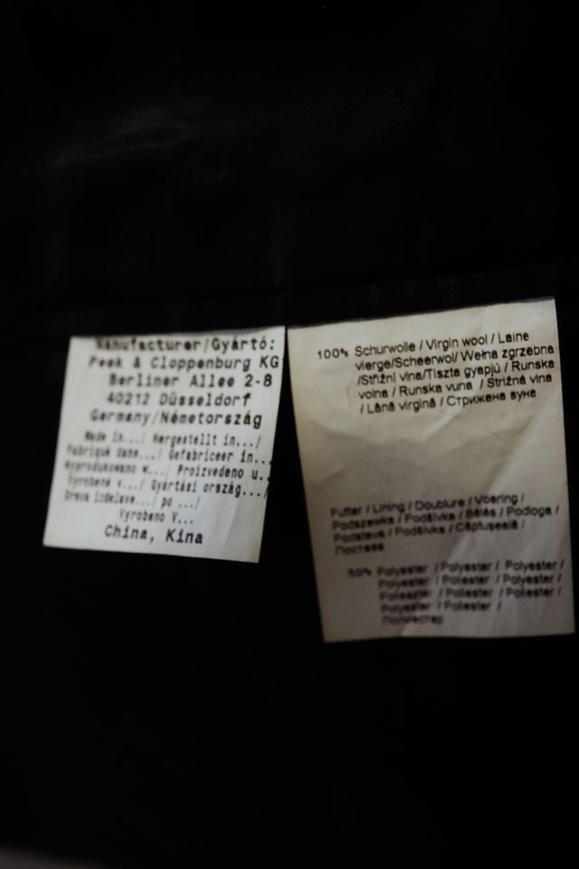 Giacca grigio chiaro di lana di fattura Tedesca