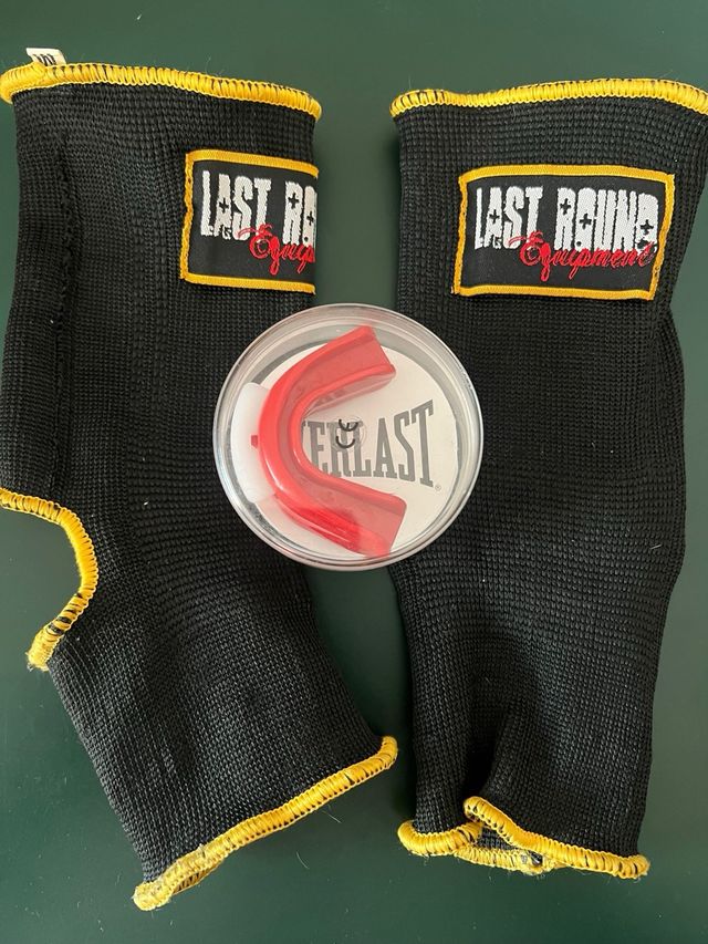 Tobilleras boxeo y bucal 