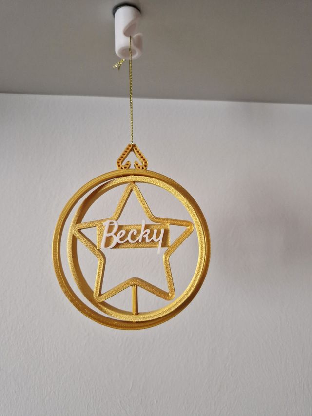 Bola de navidad personalizada