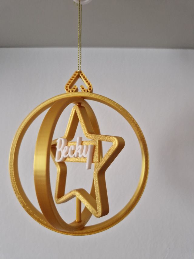 Bola de navidad personalizada