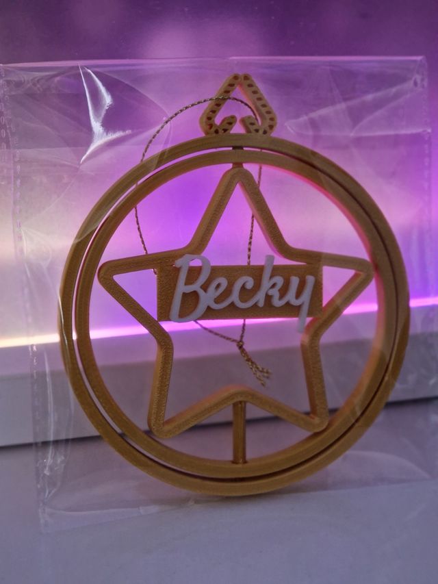 Bola de navidad personalizada