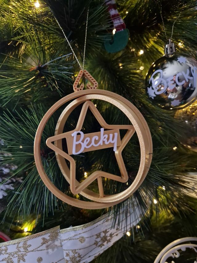 Bola de navidad personalizada