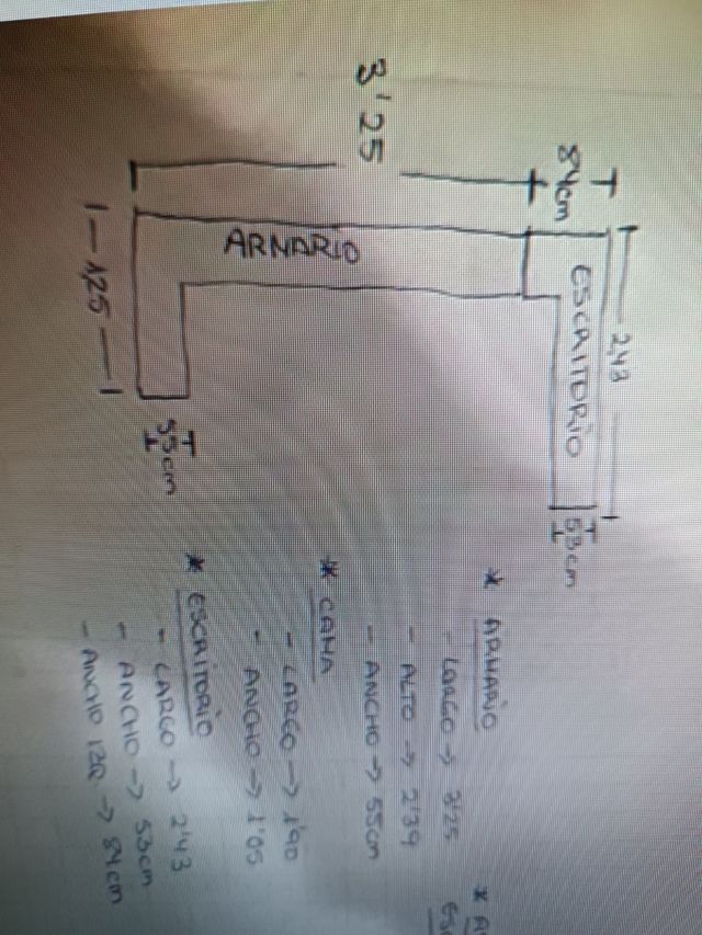 Cama plegable y armario