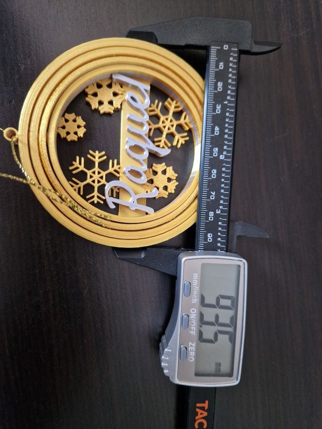 Bola de navidad personalizada