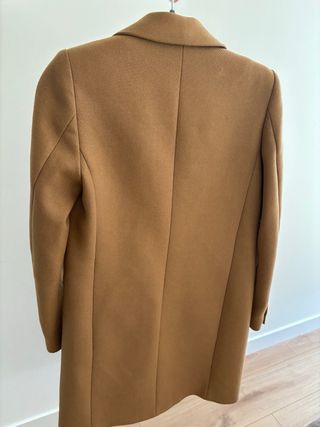 Abrigo lana manteco Zara XS