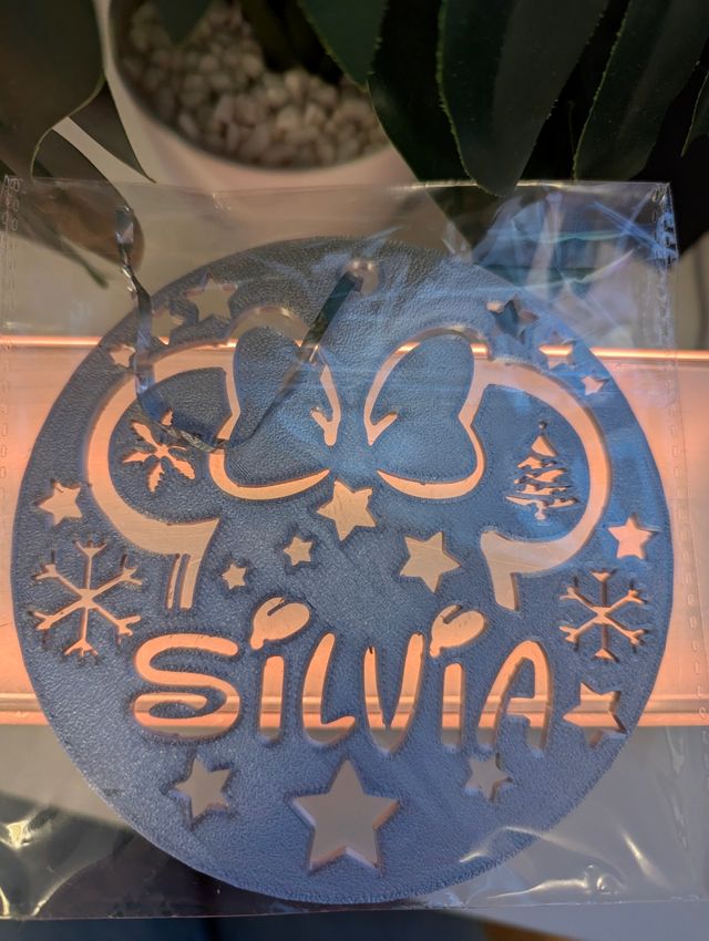 Bola de navidad personalizada