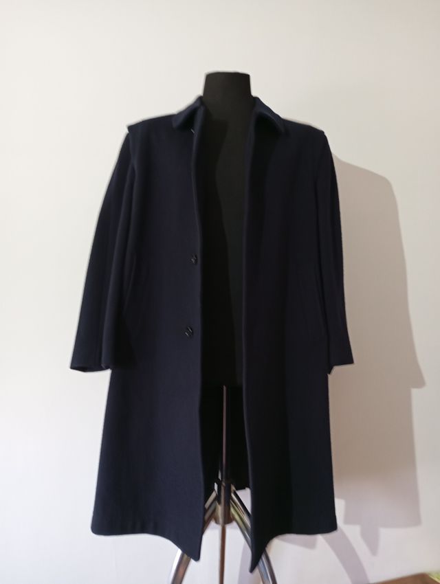 Loden vintage blu scuro 80% Lana