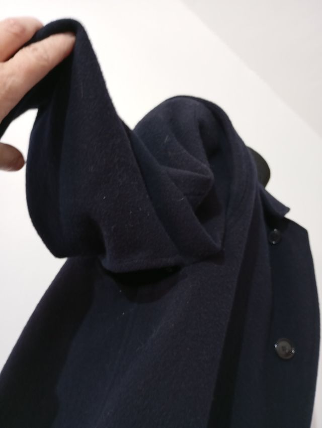 Loden vintage blu scuro 80% Lana