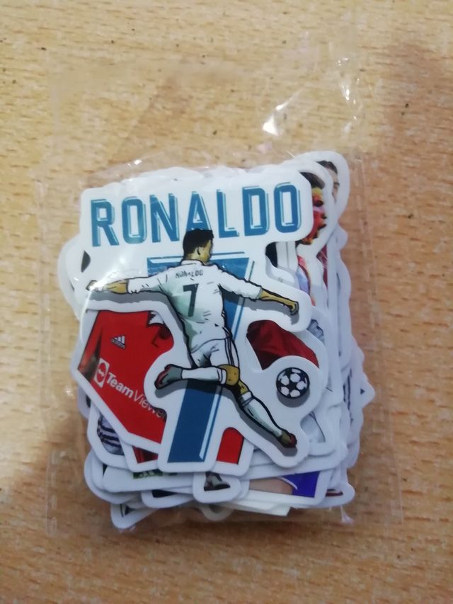 Lote de Cristiano Ronaldo 50 pegatinas nuevas