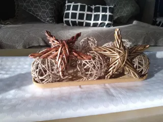 Estrellas de papel trenzado