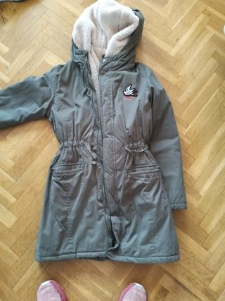Abrigo 3/4 verde militar 