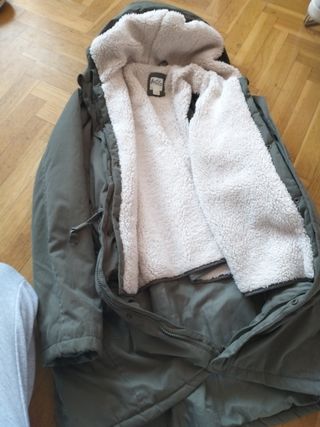 Abrigo 3/4 verde militar 