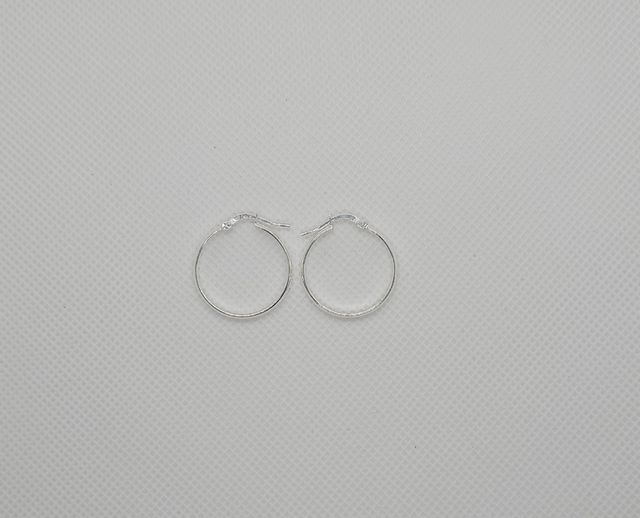 Pendientes aro plata 925