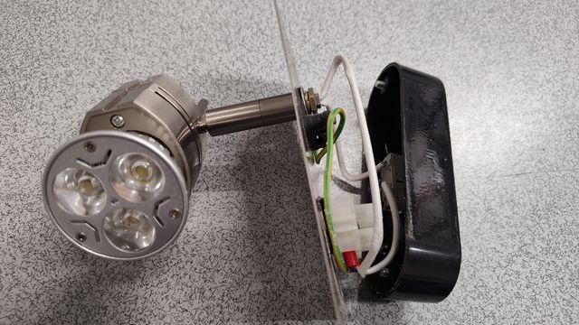 plafon led luz lectura dormitorio