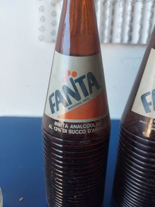 Bottiglie Vintage Coca Cola e Fanta