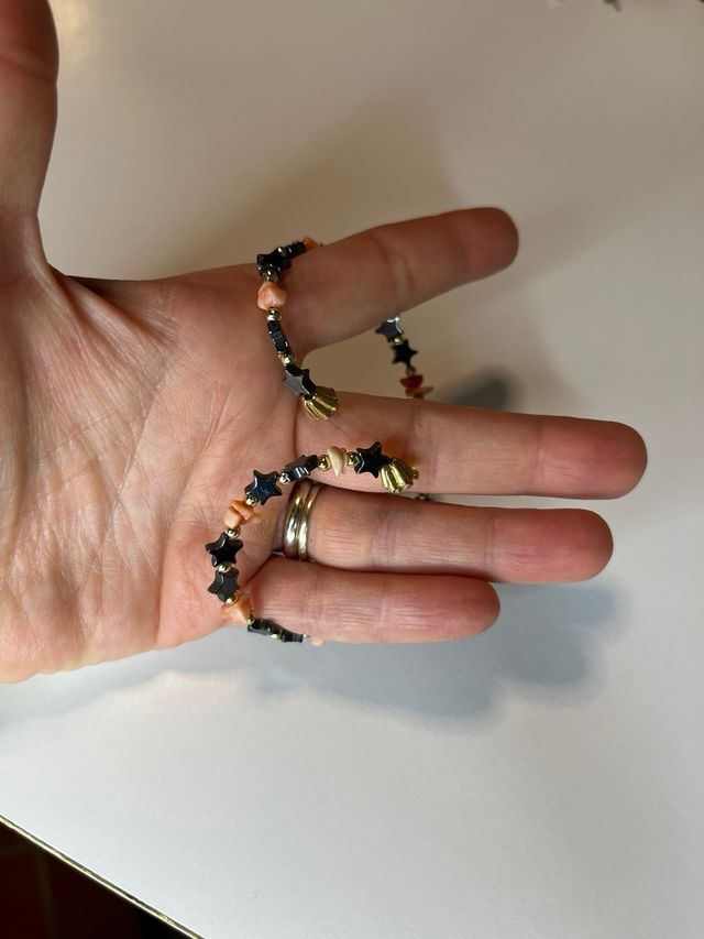 Bracciale regolabile coralli