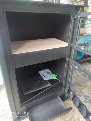 Estufa de leña con horno oferta Envio gratis