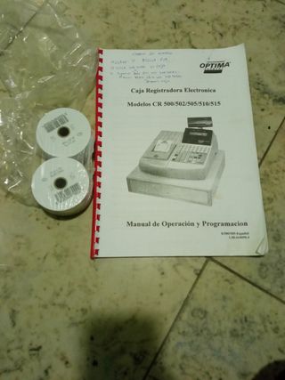 Maquina registradora oliveti