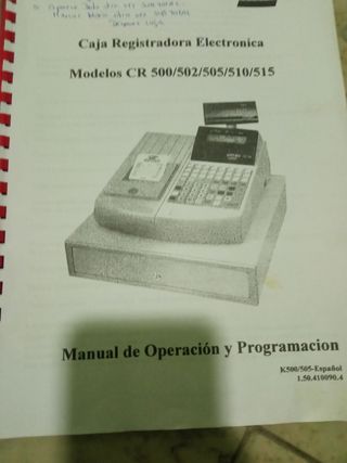 Maquina registradora oliveti