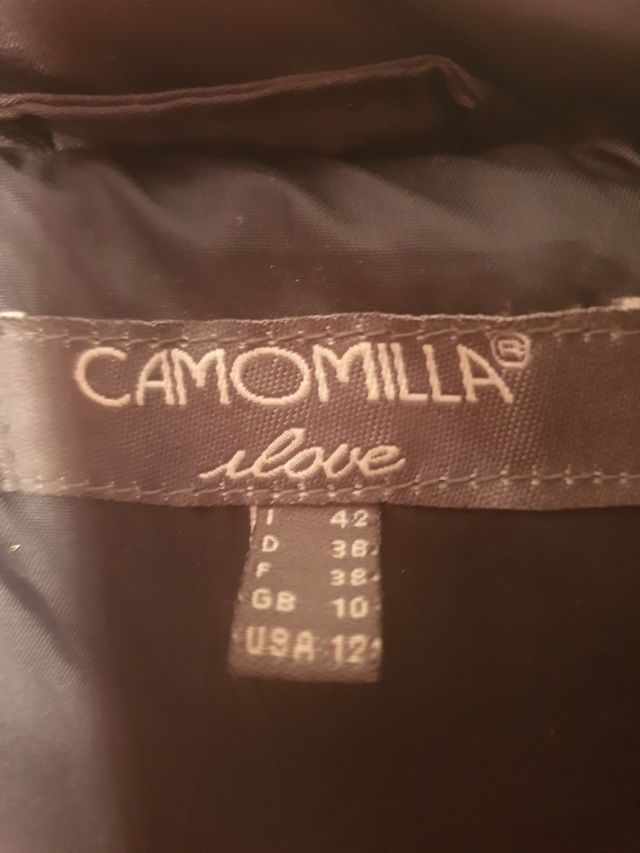 Piumino nero Camomilla