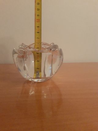 Portavelas cristal