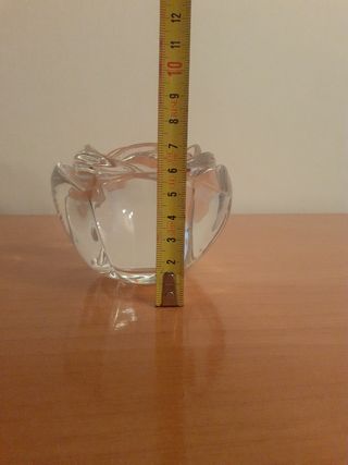 Portavelas cristal