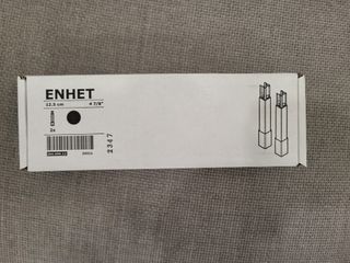ikea ENHET 2 Gambe per struttura antracite 12.5 cm