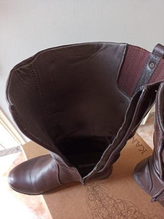 Botas altas piel mujer 37