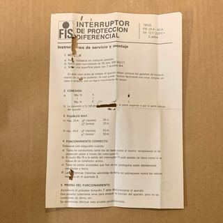 Interruptor Diferencia antiguo y nuevo